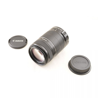 【中古】Canon EF-S 55-250mm f/4-5.6 IS II ズーム カメラレンズ 交換レンズ キヤノン S/N:8101006491