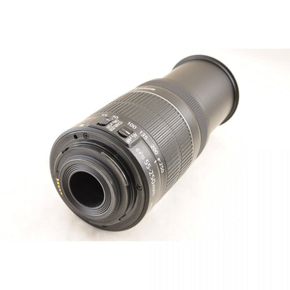 【中古】Canon EF-S 55-250mm f/4-5.6 IS II ズーム カメラレンズ 交換レンズ キヤノン S/N:8101006491