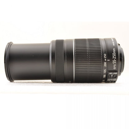 【中古】Canon EF-S 55-250mm f/4-5.6 IS II ズーム カメラレンズ 交換レンズ キヤノン S/N:8101006491