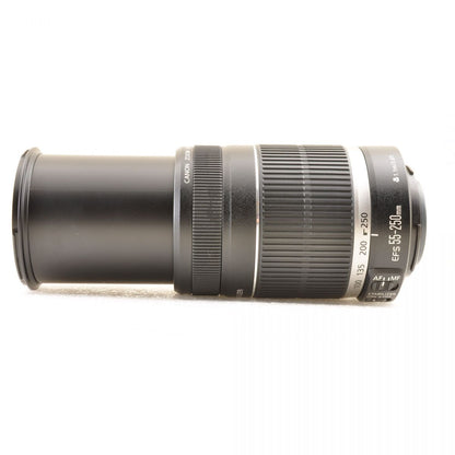【中古】Canon EF-S 55-250mm f/4-5.6 IS ズーム カメラレンズ 交換レンズ キヤノン S/N:7851003932