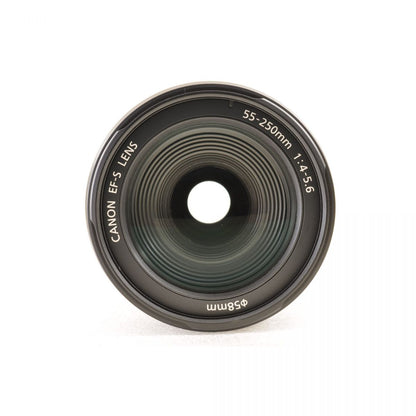 【中古】Canon EF-S 55-250mm f/4-5.6 IS ズーム カメラレンズ 交換レンズ キヤノン S/N:7851003932