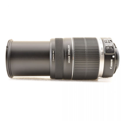 【中古】Canon EF-S 55-250mm f/4-5.6 IS ズーム カメラレンズ 交換レンズ キヤノン S/N:7851003932
