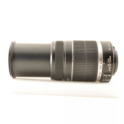【中古】Canon EF-S 55-250mm f/4-5.6 IS ズーム カメラレンズ 交換レンズ キヤノン S/N:68230812