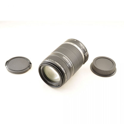 【中古】Canon EF-S 55-250mm f/4-5.6 IS ズーム カメラレンズ 交換レンズ キヤノン S/N:56535670