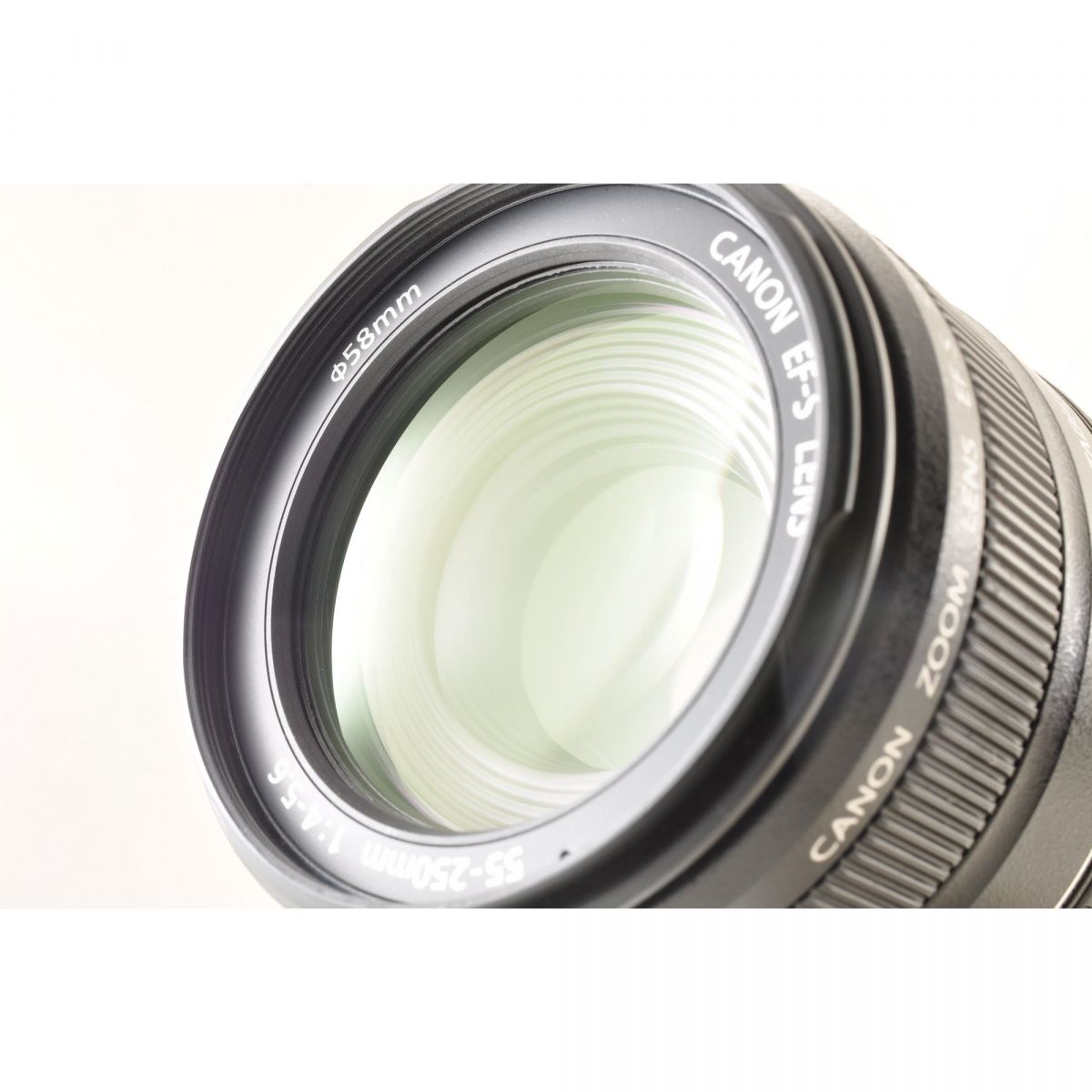 【中古】Canon EF-S 55-250mm f/4-5.6 IS ズーム カメラレンズ 交換レンズ キヤノン S/N:56535670