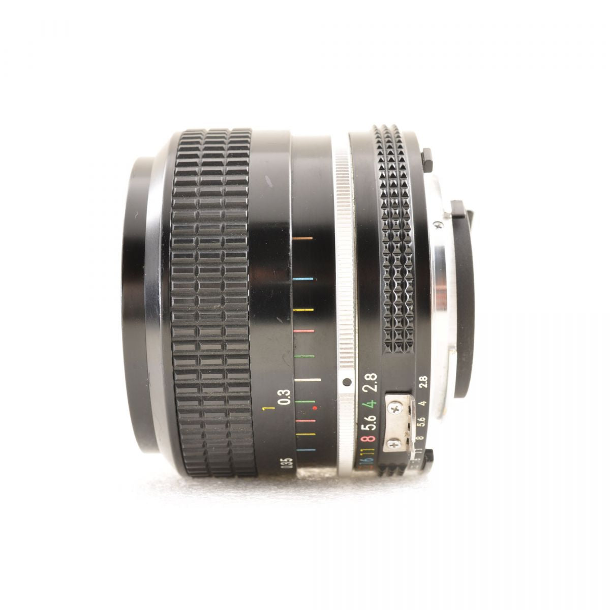 【中古】Nikon Ai Nikkor 24mm f/2.8 単焦点 フード付き カメラレンズ 交換レンズ ニコン S/N:509334