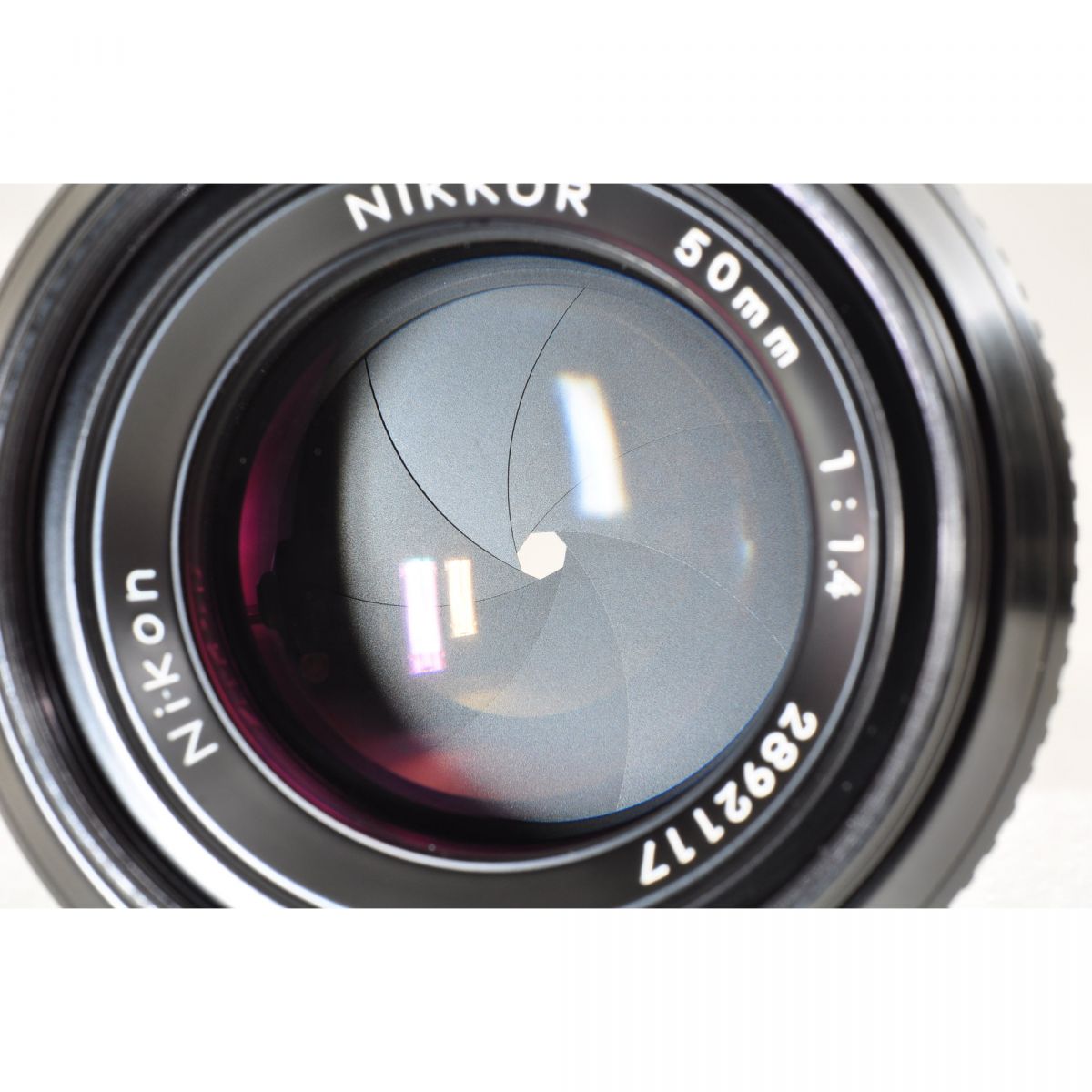 【中古】Nikon Nikomat FT シルバー 一眼レフ フィルムカメラ Ai 50mm f1.4 レンズ付き ニコン セット S/N:3185876