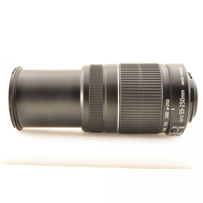 【中古】Canon EF-S 55-250mm f/4-5.6 IS II ズーム カメラレンズ 交換レンズ キヤノン S/N:8711008440