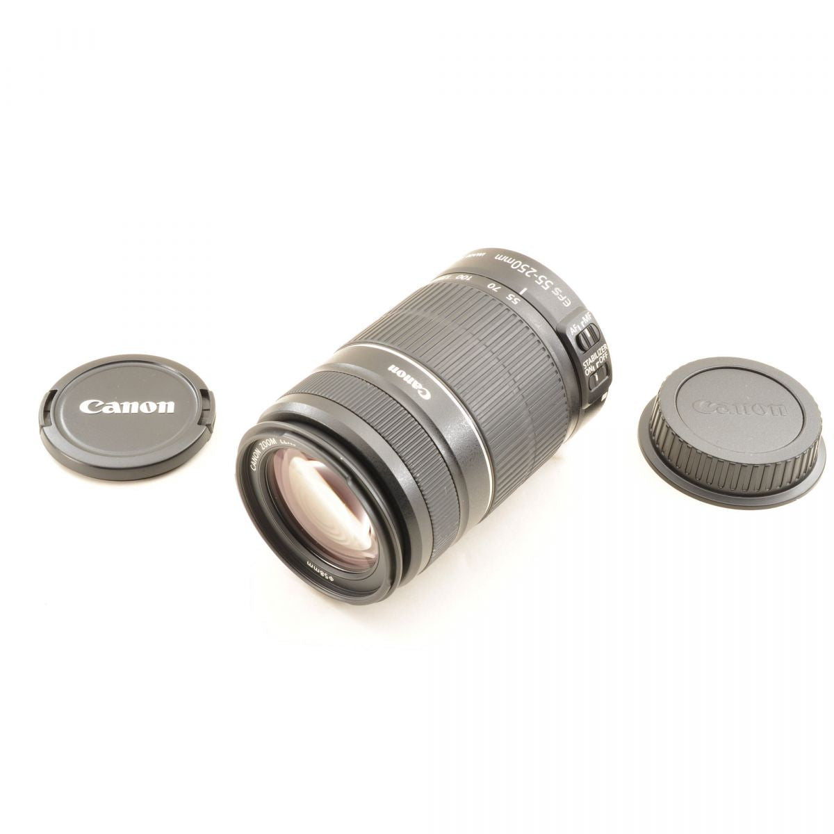 【中古】Canon EF-S 55-250mm F4-5.6 IS II ズーム カメラレンズ 交換レンズ キヤノン S/N:8611024233