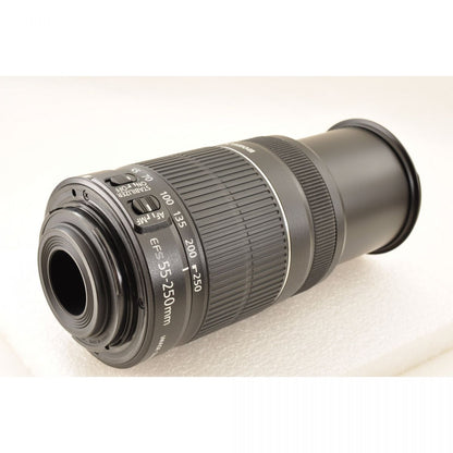 【中古】Canon EF-S 55-250mm F4-5.6 IS II ズーム カメラレンズ 交換レンズ キヤノン S/N:2032029674