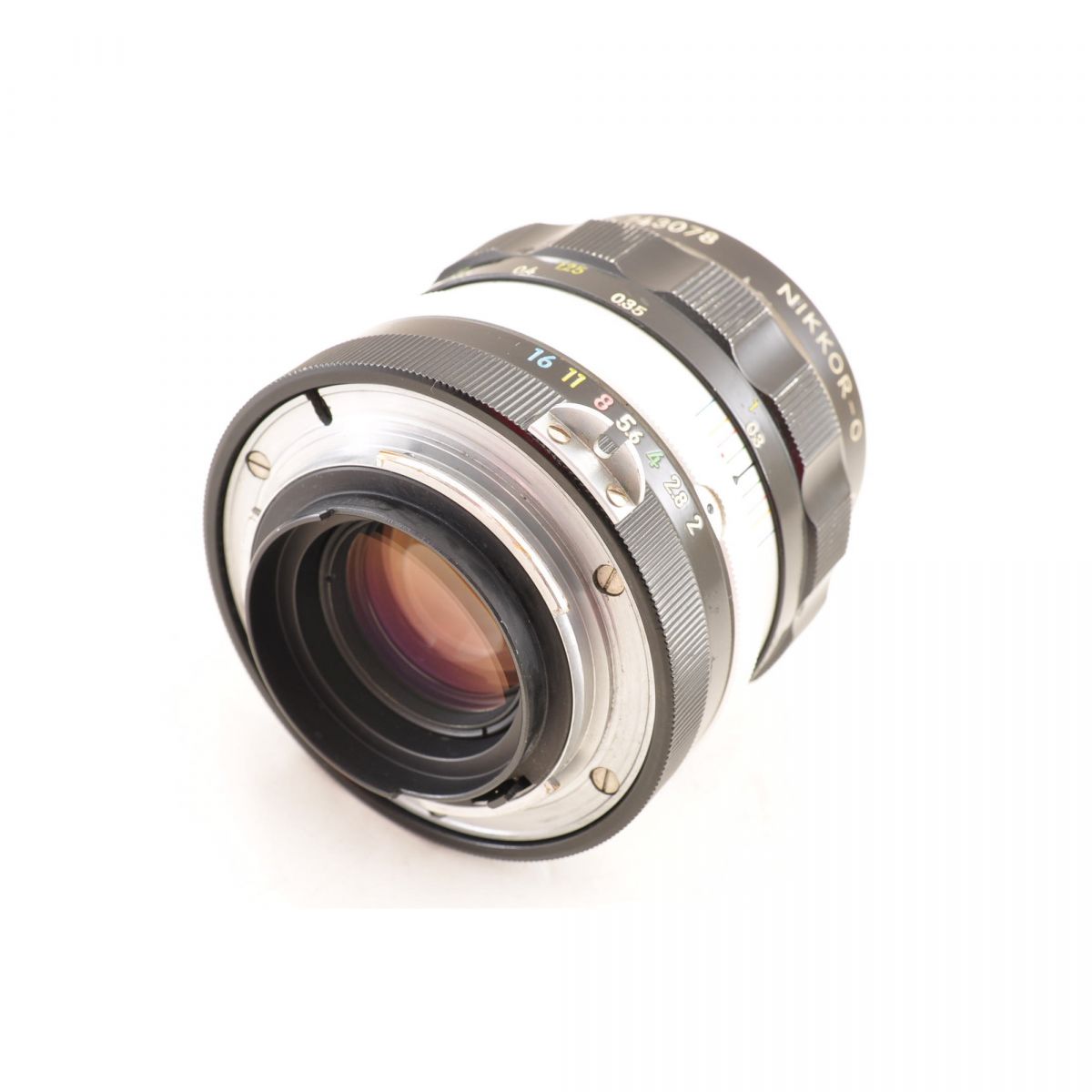 【中古】Nikon NIKKOR-O Auto 35mm f/2 非Ai 広角 単焦点レンズ ニコン S/N: 743078