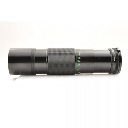 【中古】Canon AE-1 シルバー 35mm 一眼レフ フィルムカメラ + FD 100-200mm f/5.6 望遠ズームレンズ キャノンセット S/N: 1556941