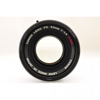 【中古】Canon FD 50mm f/1.4 S.S.C. 標準 単焦点レンズ キャノン S/N: 669093