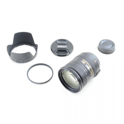 【中古】Nikon AF-S DX NIKKOR 18-200mm f/3.5-5.6G ED VR II 望遠ズームレンズ フード付 ニコン S/N: 42383276