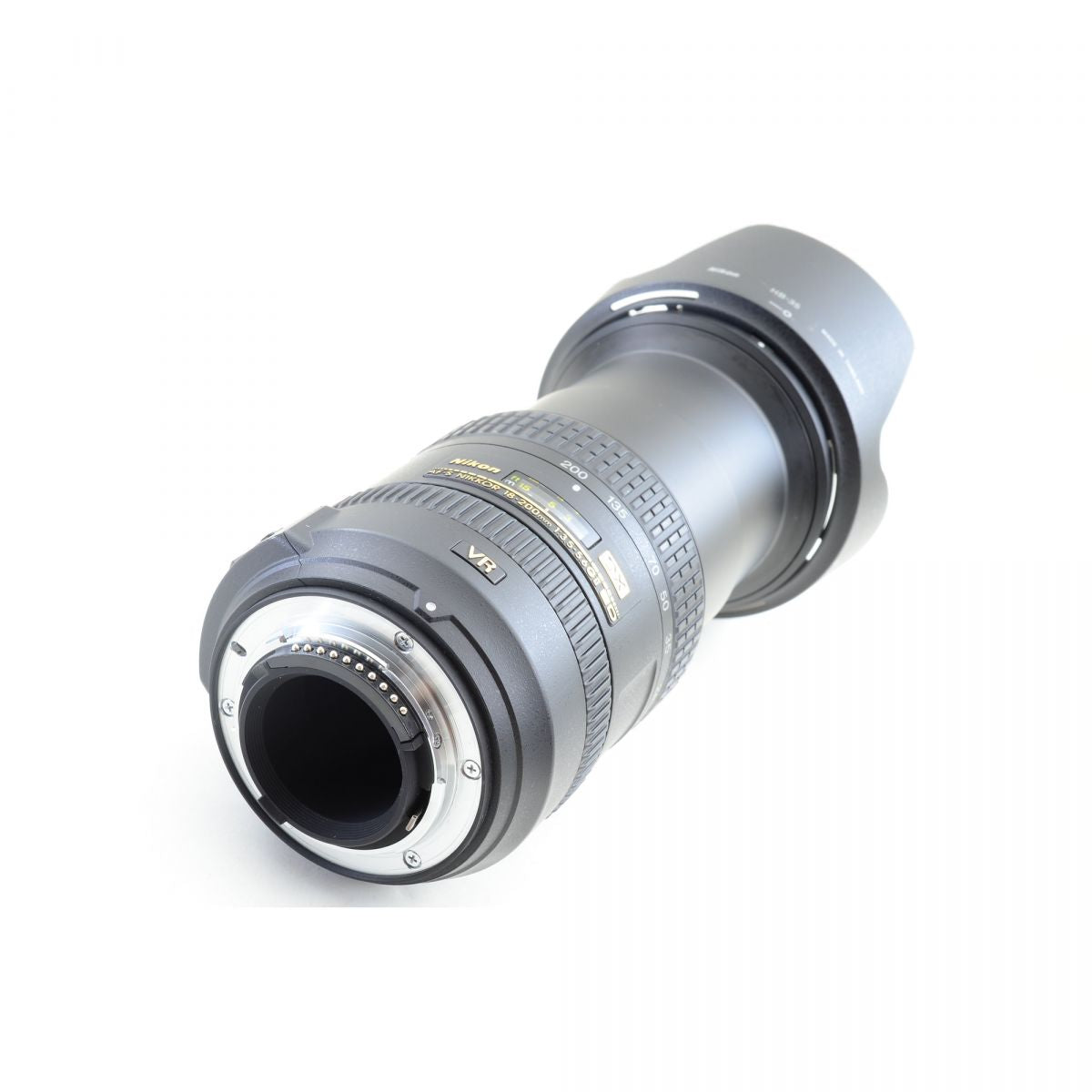 【中古】Nikon AF-S DX NIKKOR 18-200mm f/3.5-5.6G ED VR II 望遠ズームレンズ フード付 ニコン S/N: 42383276