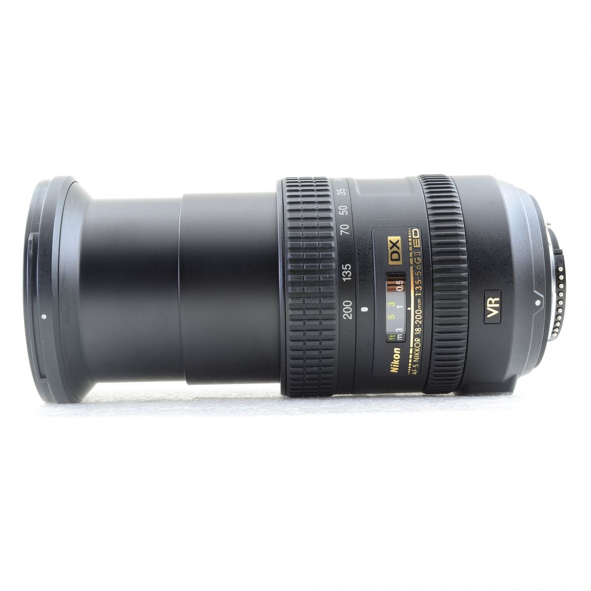 【中古】Nikon AF-S DX NIKKOR 18-200mm f/3.5-5.6G ED VR II 望遠ズームレンズ フード付 ニコン S/N: 42383276