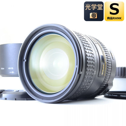 【中古】Nikon AF-S DX NIKKOR 18-200mm f/3.5-5.6G ED VR II 望遠ズームレンズ フード付 ニコン S/N: 42383276