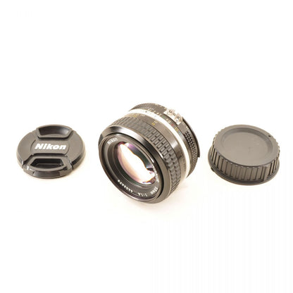【中古】Nikon Ai NIKKOR 50mm F1.4 単焦点 カメラレンズ 交換レンズ ニコン S/N:4402479