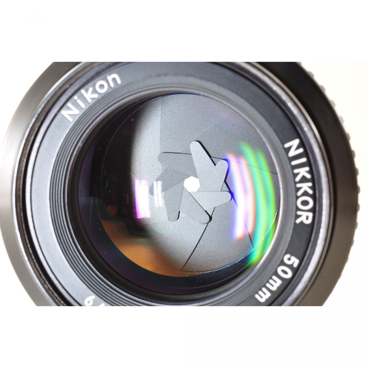 【中古】Nikon Ai NIKKOR 50mm F1.4 単焦点 カメラレンズ 交換レンズ ニコン S/N:4402479