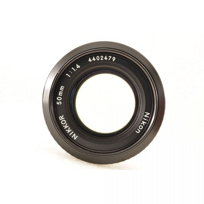 【中古】Nikon Ai NIKKOR 50mm F1.4 単焦点 カメラレンズ 交換レンズ ニコン S/N:4402479