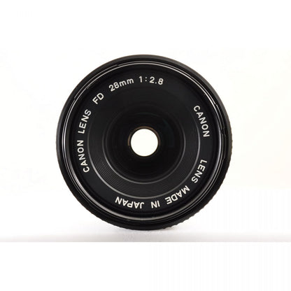 【中古】Canon New FD 28mm f/2.8 広角 単焦点レンズ キャノン S/N: 19867