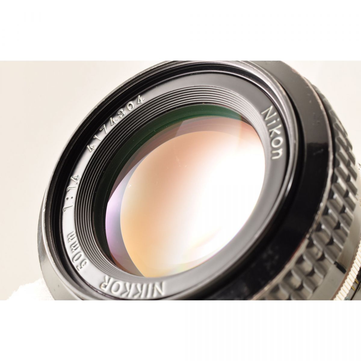 【中古】Nikon Ai Nikkor 50mm f/1.4 単焦点 カメラレンズ 交換レンズ ニコン S/N:4174304
