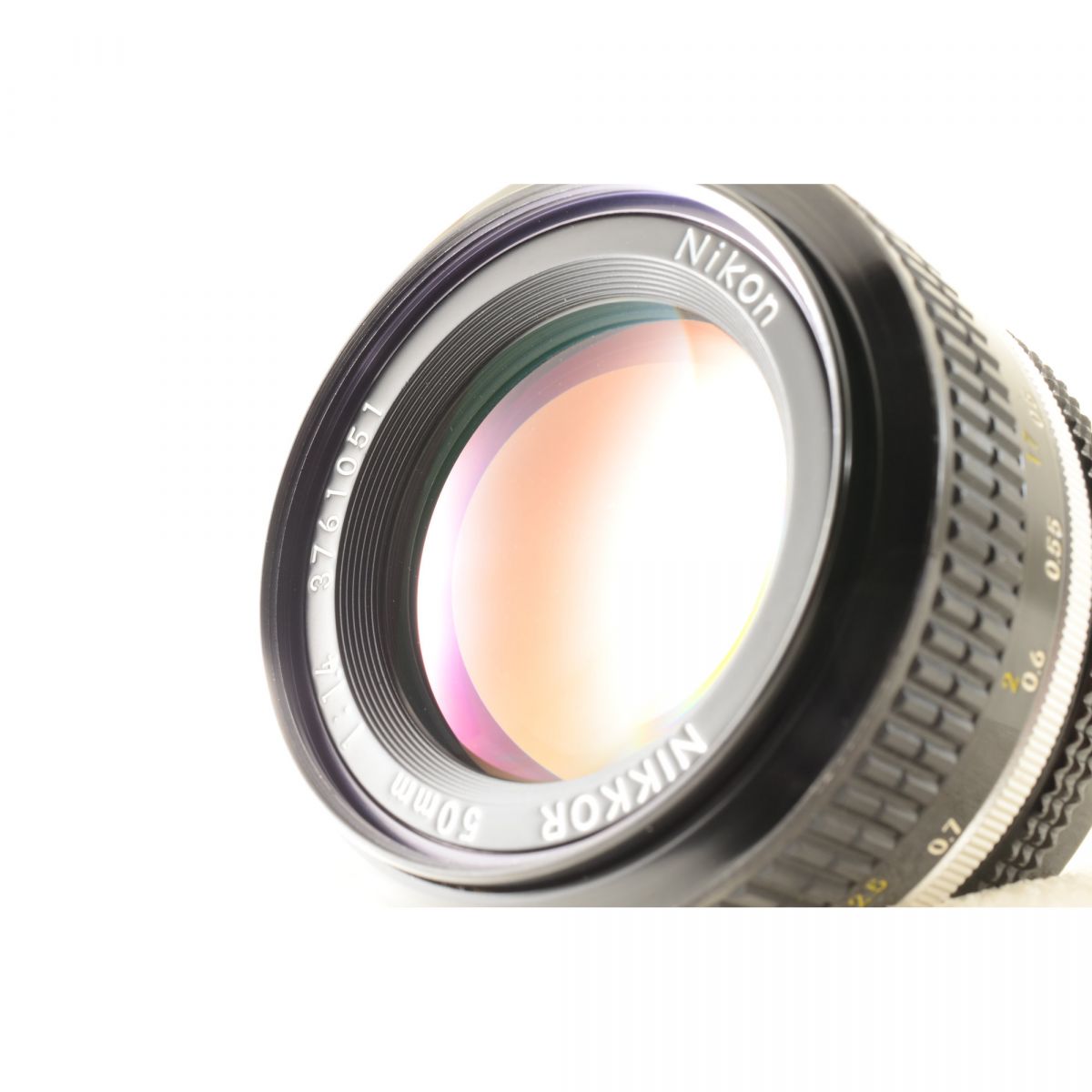 【中古】Nikon F2 フォトミック シルバー DP-1 一眼レフ フィルムカメラ + New Nikkor 50mm f/1.4 非Ai 標準 単焦点レンズ ニコン S/N: 7679251