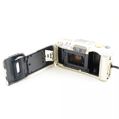 【中古】Olympus mju Zoom 105 Deluxe コンパクト フィルムカメラ オリンパス S/N:5818075