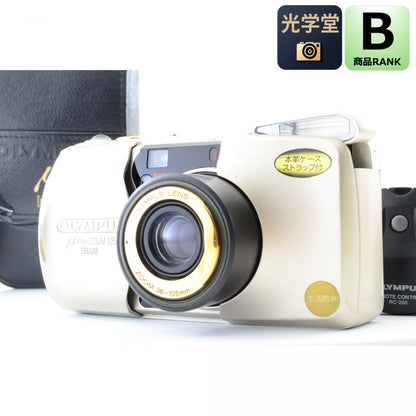 【中古】Olympus mju Zoom 105 Deluxe コンパクト フィルムカメラ オリンパス S/N:5818075