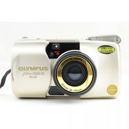 【中古】Olympus mju Zoom 105 Deluxe コンパクト フィルムカメラ オリンパス S/N:5818075