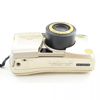 【中古】Olympus mju Zoom 105 Deluxe コンパクト フィルムカメラ オリンパス S/N:5818075