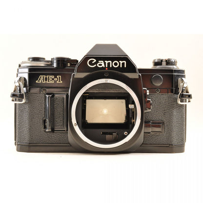 【中古】Canon AE-1 ブラック 一眼レフ 35mm フィルムカメラ キヤノン S/N:4436511