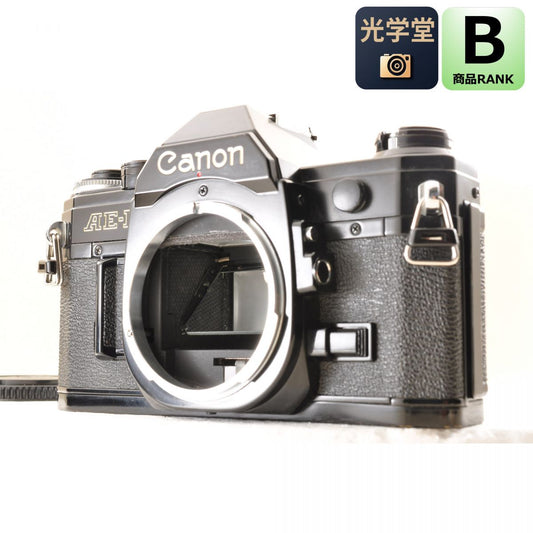 【中古】Canon AE-1 ブラック 一眼レフ 35mm フィルムカメラ キヤノン S/N:4436511