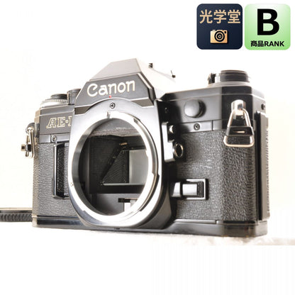 【中古】Canon AE-1 ブラック 一眼レフ 35mm フィルムカメラ キヤノン S/N:4436511
