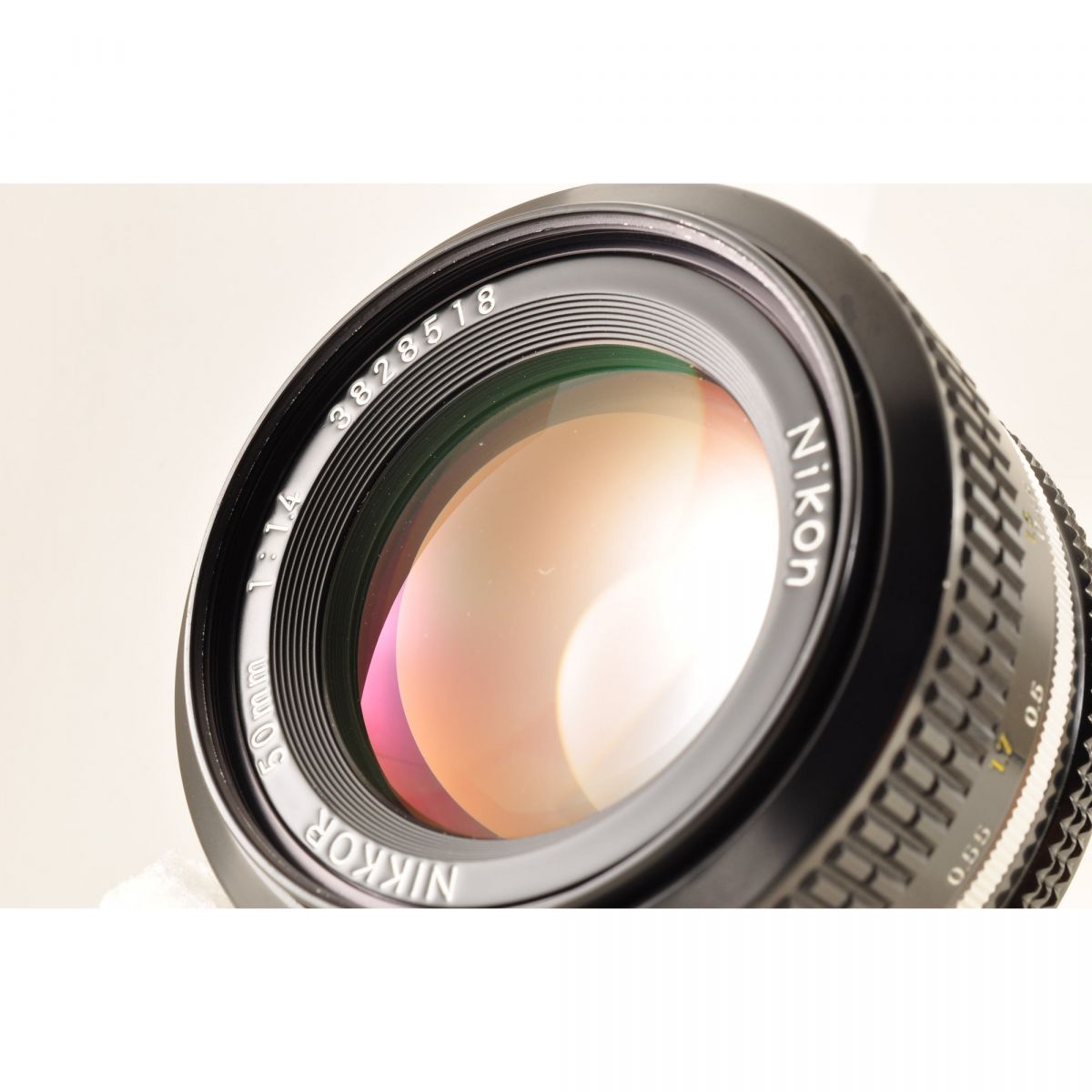 【中古】Nikon Ai Nikkor 50mm f/1.4 単焦点 カメラレンズ 交換レンズ ニコン S/N:3828518
