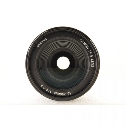 【中古】Canon EF-S 55-250mm f/4-5.6 IS ズーム カメラレンズ 交換レンズ キヤノン S/N:53443231