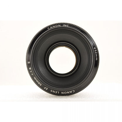 【中古】Canon EF 50mm f/1.8 II 単焦点 カメラレンズ 交換レンズ キヤノン S/N:42432547