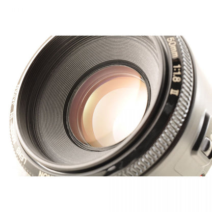 【中古】Canon EF 50mm f/1.8 II 単焦点 カメラレンズ 交換レンズ キヤノン S/N:3606758C