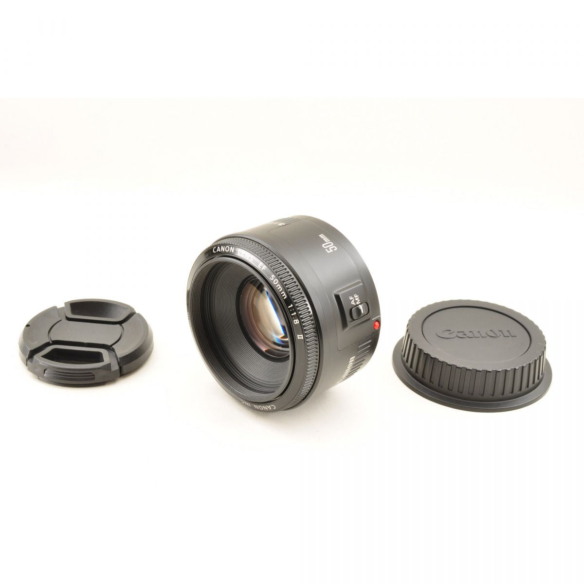 【中古】Canon EF 50mm f/1.8 II 単焦点 カメラレンズ 交換レンズ キヤノン S/N:42432547