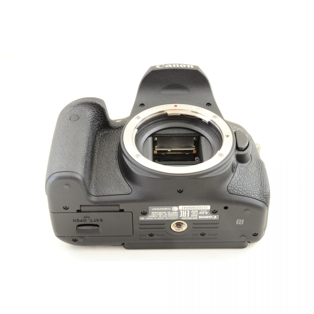 【中古】Canon EOS 8000D 2420万画素 デジタル一眼レフカメラ ボディ 元箱付 キャノン S/N: 151032900042