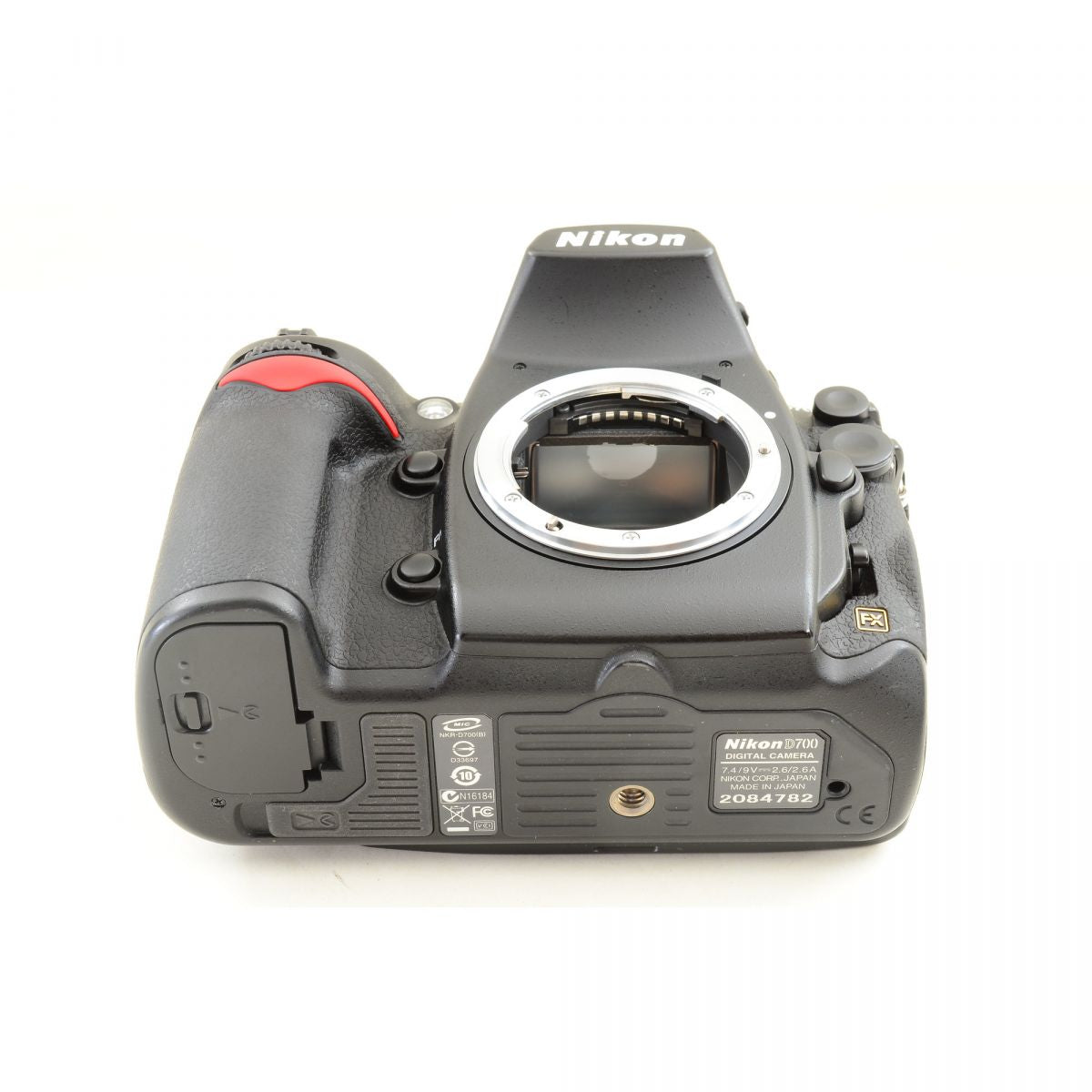 【中古】Nikon D700 1210万画素 フルサイズ デジタル一眼レフカメラ ボディ ニコン S/N: 2084782