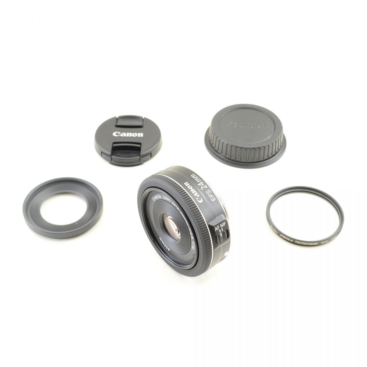 【中古】Canon EF-S 24mm f/2.8 STM 薄型 パンケーキ 単焦点レンズ キャノン S/N: 4001106744