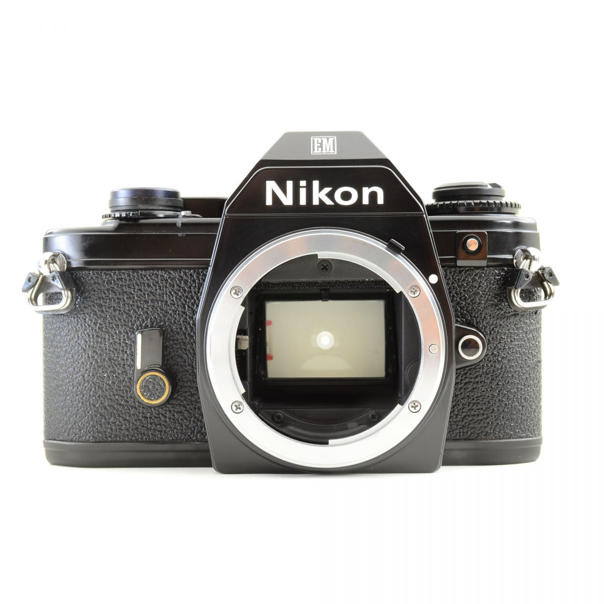 【中古】Nikon EM ブラック 一眼レフ フィルムカメラ 135mm f/3.5 ニコン セット S/N:6864214