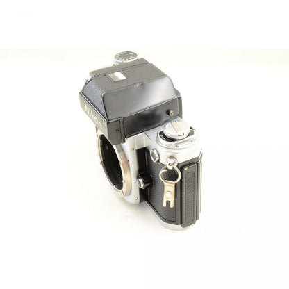 【中古】Nikon F2 フォトミック シルバー DP-1 フィルムカメラ + NIKKOR-S.C Auto 50mm f/1.4 非Ai 標準 単焦点レンズ ニコン S/N: 7257303