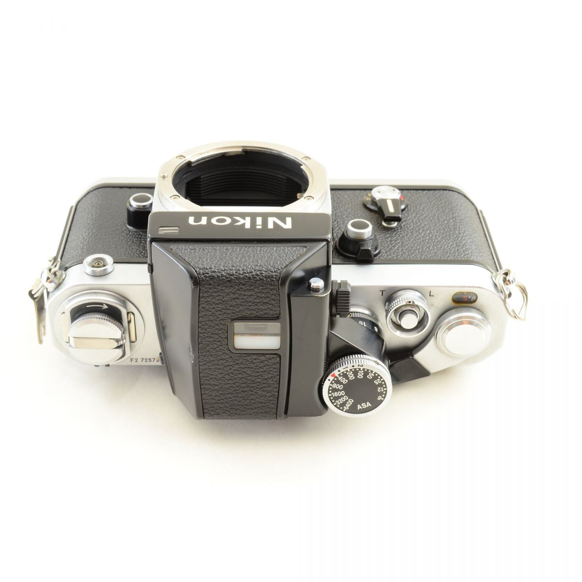 【中古】Nikon F2 フォトミック シルバー DP-1 フィルムカメラ + NIKKOR-S.C Auto 50mm f/1.4 非Ai 標準 単焦点レンズ ニコン S/N: 7257303