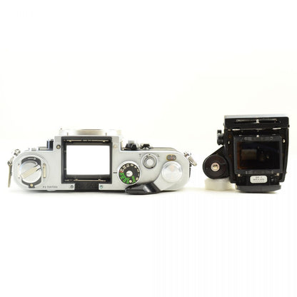 【中古】Nikon F2 フォトミック シルバー DP-1 フィルムカメラ + NIKKOR-S.C Auto 50mm f/1.4 非Ai 標準 単焦点レンズ ニコン S/N: 7257303
