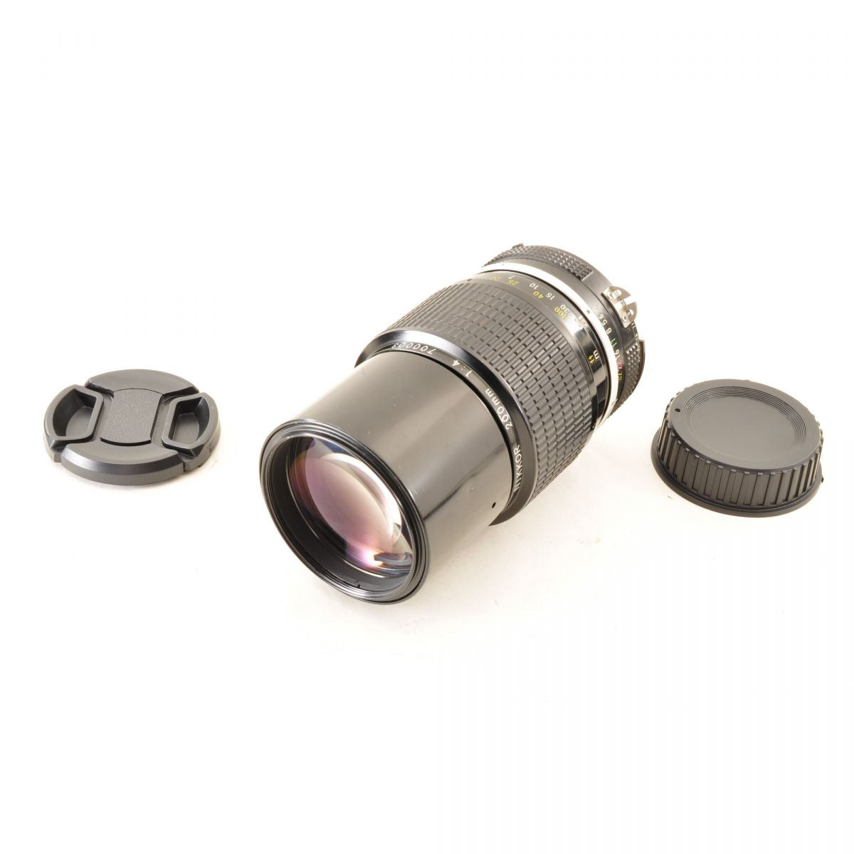 【中古】Nikon Ai NIKKOR 200mm f/4 望遠 単焦点レンズ ニコン S/N: 700003