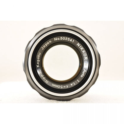 【中古】Nikon Nippon Kogaku NIKKOR-S Auto 50mm f/1.4 非Ai 標準 単焦点レンズ ニコン S/N: 502541