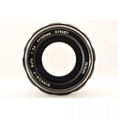 【中古】Nikon NIKKOR-P Auto 105mm f/2.5 非Ai 中望遠 単焦点レンズ ニコン S/N: 419407