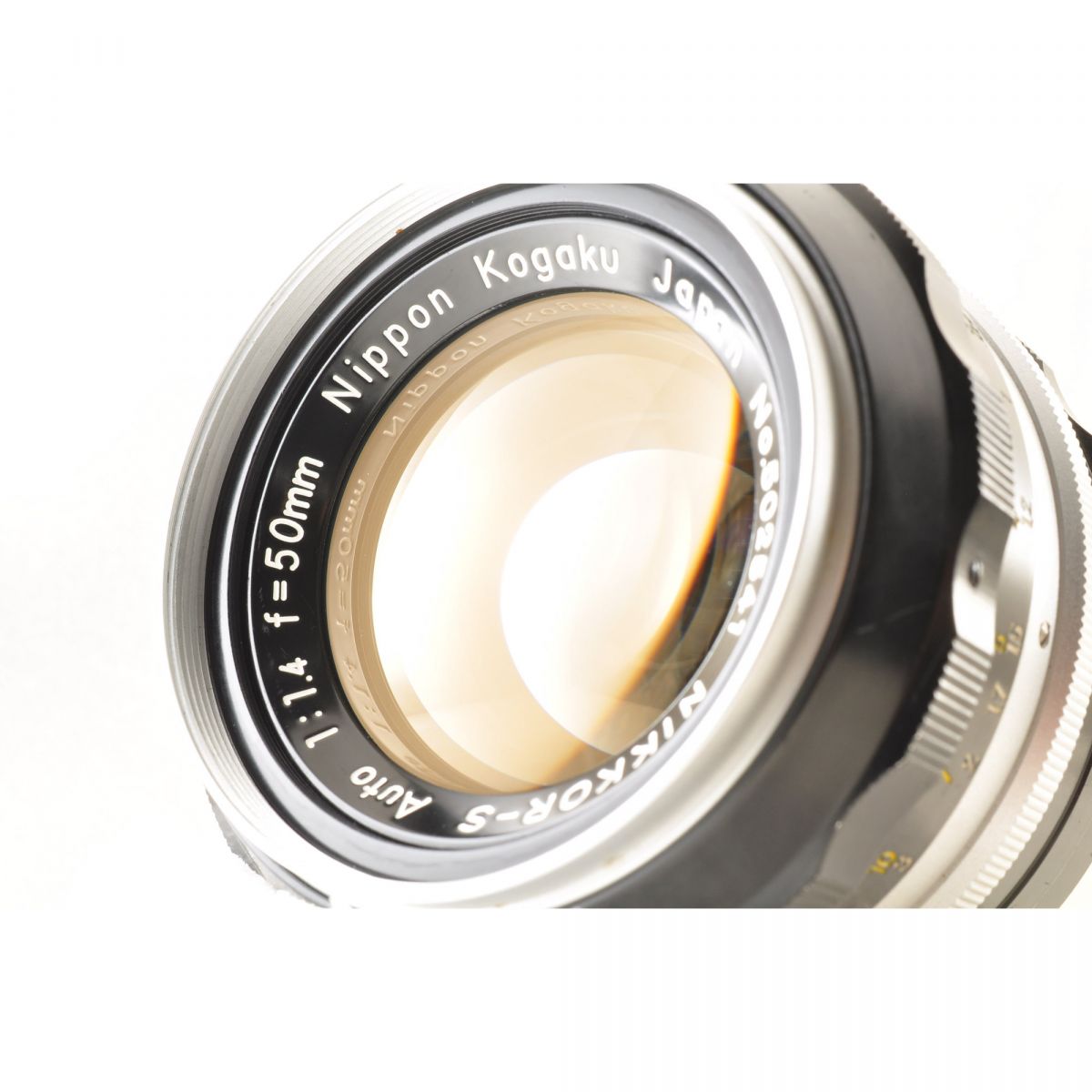 【中古】Nikon Nippon Kogaku NIKKOR-S Auto 50mm f/1.4 非Ai 標準 単焦点レンズ ニコン S/N: 502541